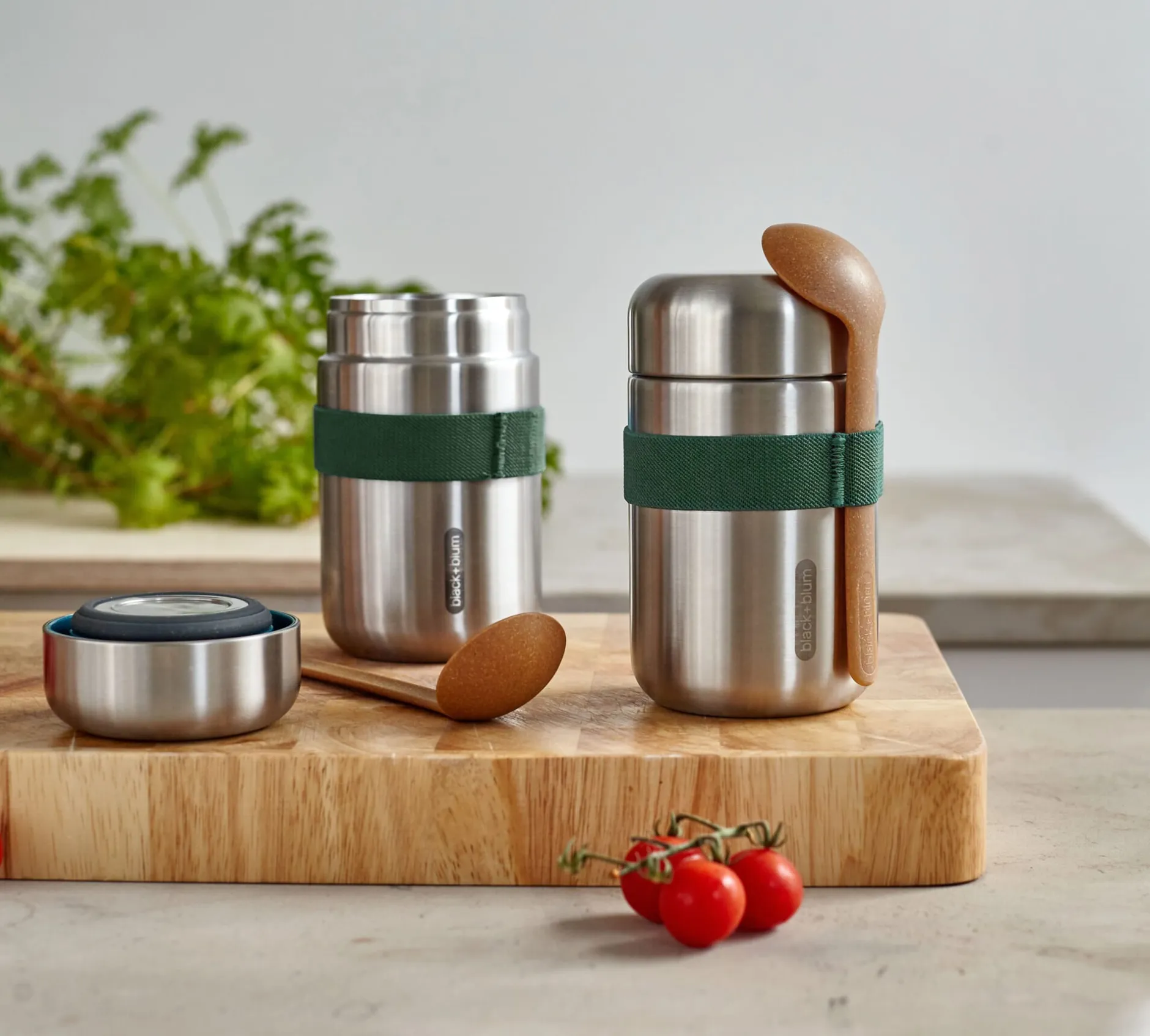 Essensbehälter Food Flask Grün Outlet