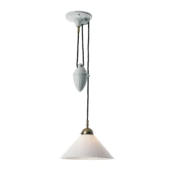 Berliner Messinglampen Esstischleuchte Messing höhenverstellbar