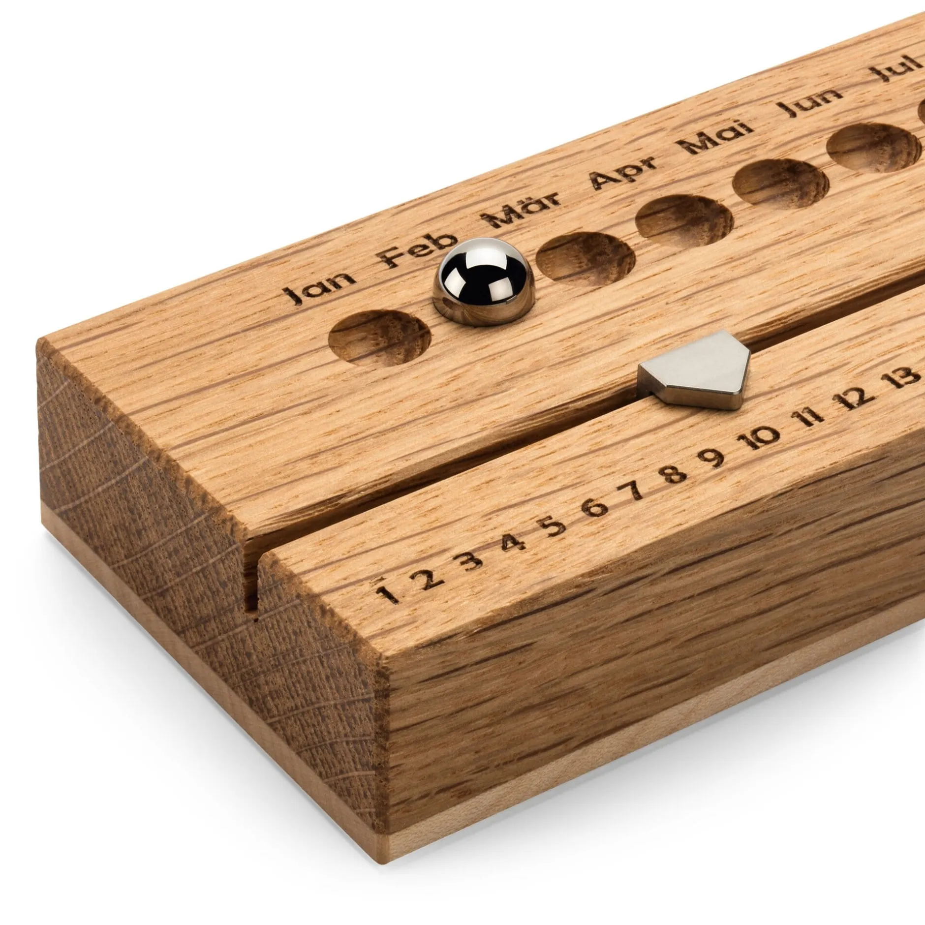 Steinhöringer Werkstätten Ewiger Kalender Eiche und Ahorn New