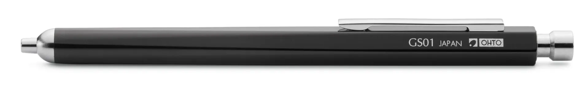 Ohto Feinminen-Gelroller Aluminium Schwarz Hot