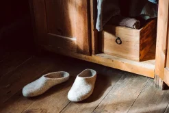 Gottstein Filzpantoffel Coburger Fuchsschaf Beige Hot