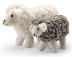 Én Gry & Sif Filz-Schaf stehend grau Discount