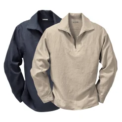 Manufactum Fischerhemd Leinen Natur Online