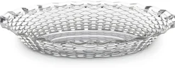 Roger Orfevre Französischer Brotkorb oval groß New
