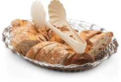 Roger Orfevre Französischer Brotkorb oval groß New