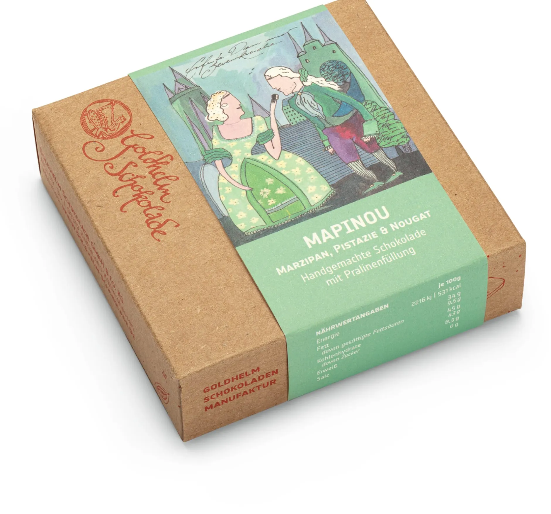 Goldhelm Schokoladen Manufaktur Ganache-Schokolade „Mapinou“ Discount