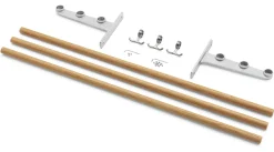 Essem Design Garderobe Schwedische Staatsbahn Eiche/Aluminium