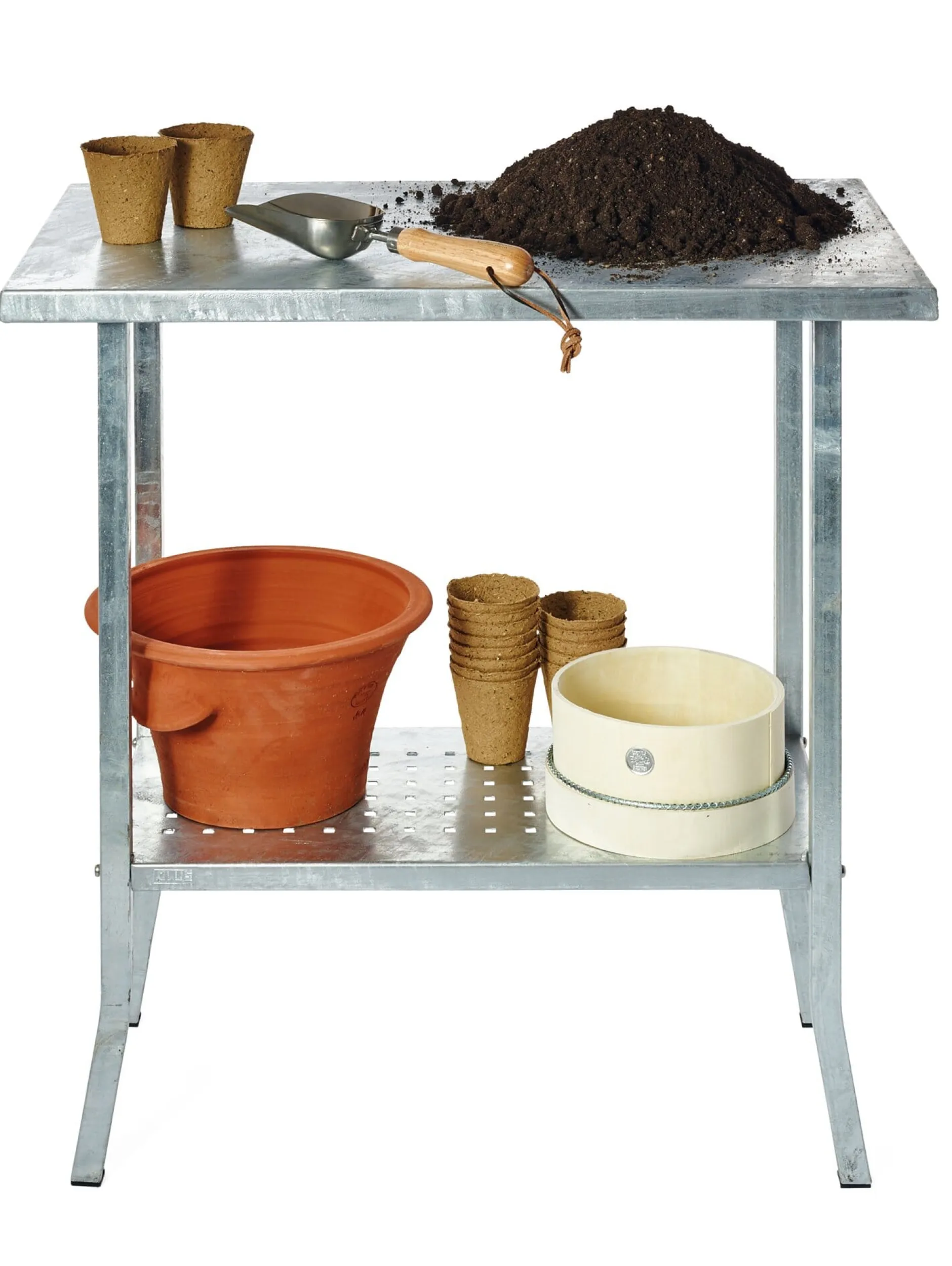 PLUS Gartenarbeitstisch Stahl verzinkt