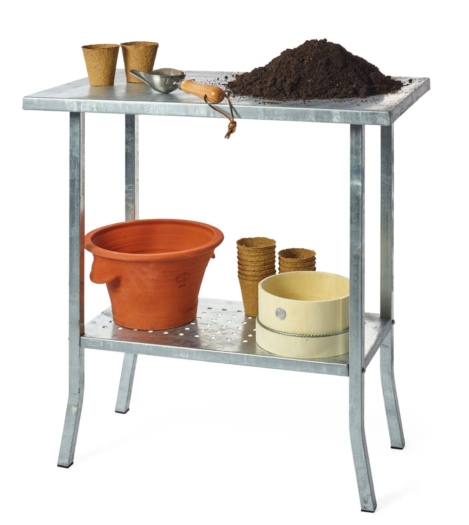 PLUS Gartenarbeitstisch Stahl verzinkt