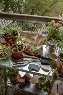 PLUS Gartenarbeitstisch Stahl verzinkt