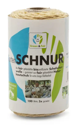 FairTradeCenter Gartenbindegarn Schafwolle New
