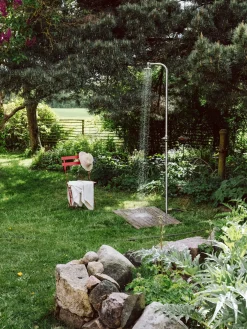 Fauquet Gartendusche Edelstahl Hot