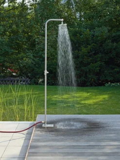 Fauquet Gartendusche Edelstahl Hot