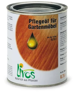 LIVOS Gartenmöbelöl Walnussbasis