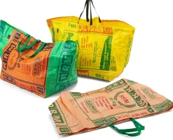 Fair Squared Gartentasche aus Reissäcken Clearance