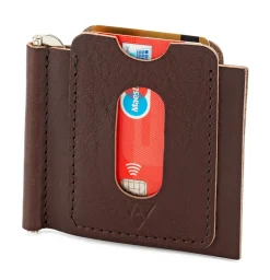 Ackermann Taschenmanufaktur Geldscheinklemme Leder Braun Sale