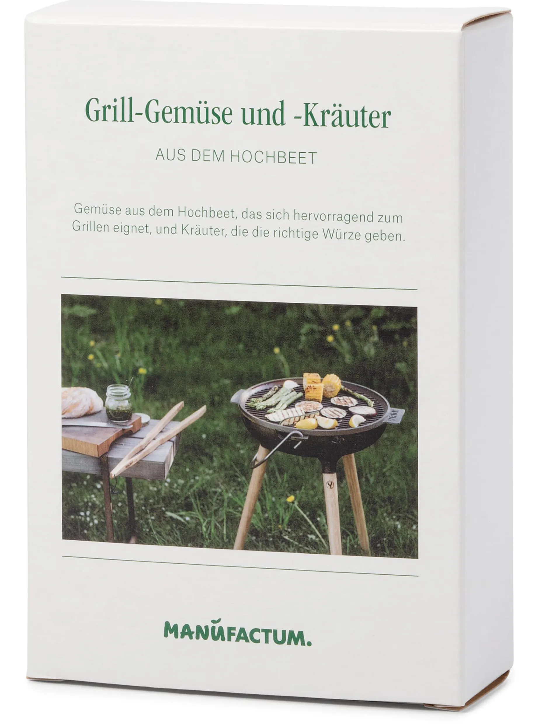 Manufactum Gemüse anbauen im Hochbeet - Gemüse und Kräuter zum Grillen Clearance