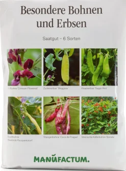 Manufactum Gemüsesamen Besondere Bohnen und Erbsen Clearance