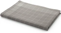 Leinenweberei Vieböck Geschirrtuch Baumwolle kariert Hellgrau Clearance