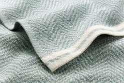 Framsohn Geschirrtuch Fischgrat Blau Outlet