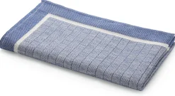 Seegers & Sohn Geschirrtuch Halbleinen Streifen Blau Sale