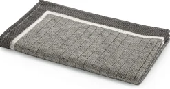 Seegers & Sohn Geschirrtuch Halbleinen Streifen Schwarz Hot