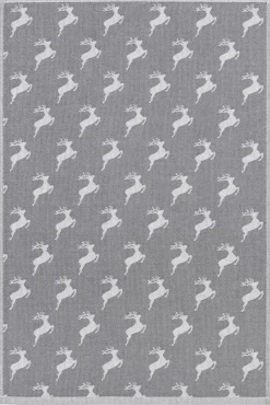 Framsohn Geschirrtuch Hirsch Grau Hot