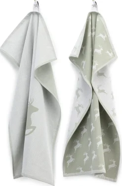 Framsohn Geschirrtuch Hirsch Grün Clearance