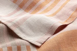 Lapuan Kankurit Geschirrtuch Leinen gestreift Orange Outlet