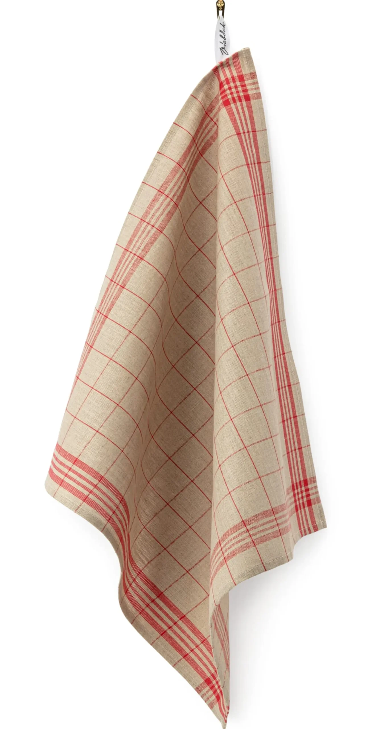 Leinenweberei Vieböck Geschirrtuch Mühlviertler Leinen Rot Online