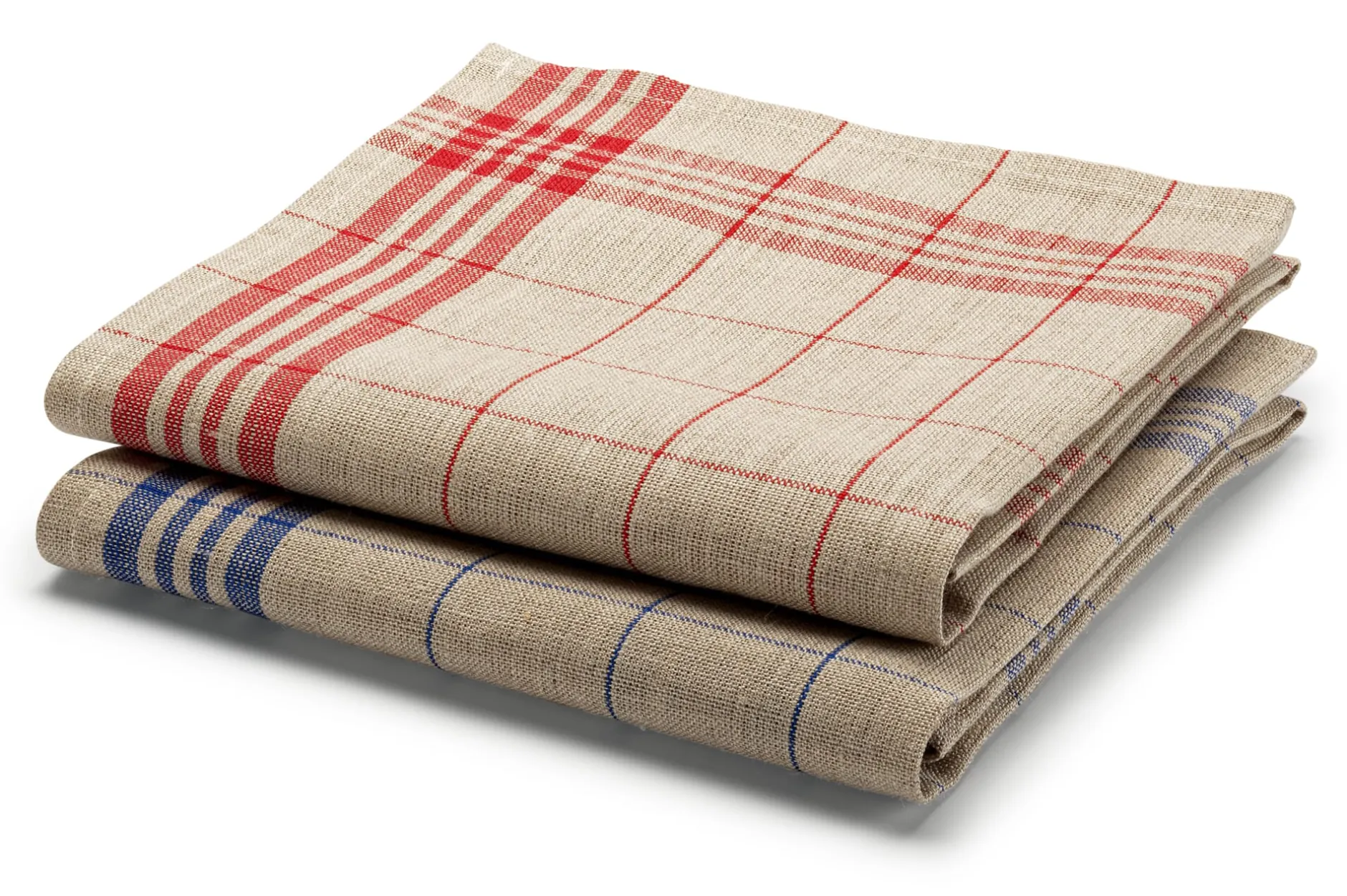 Leinenweberei Vieböck Geschirrtuch Mühlviertler Leinen Rot Online