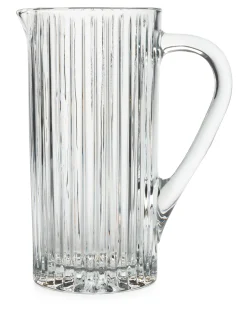 RCR Cristalleria Italiana Glaskanne gerippt New