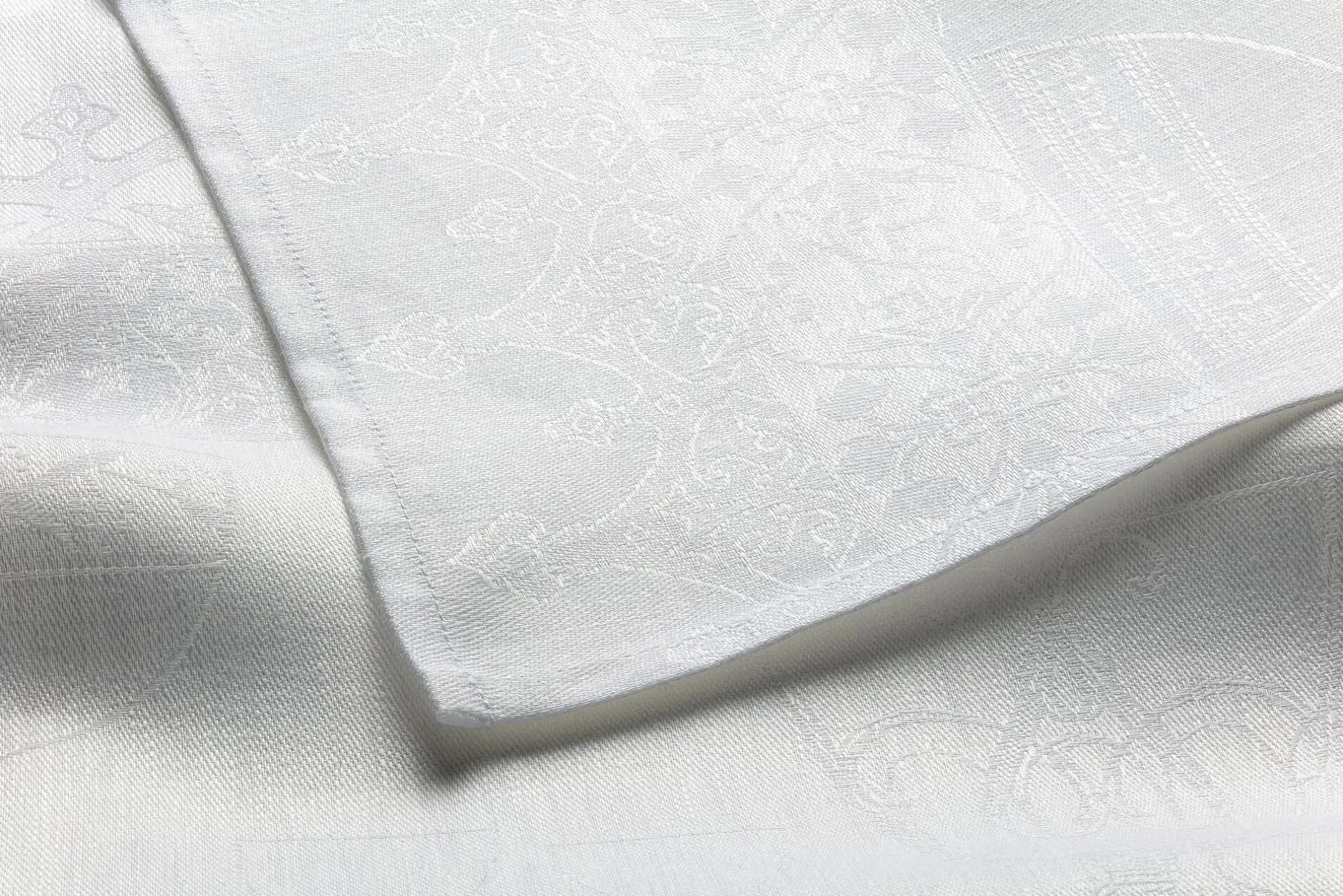 Le Jacquard Français Gläsertuch Leinen Jacquard Weiß Clearance