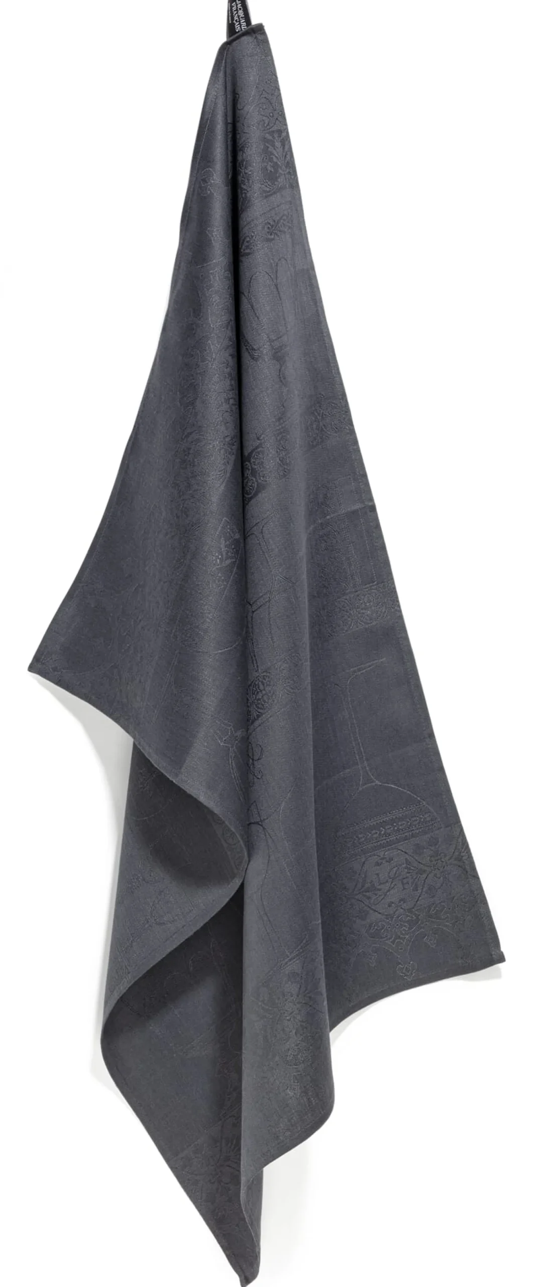 Le Jacquard Français Gläsertuch Leinen Jacquard Schiefergrau Outlet