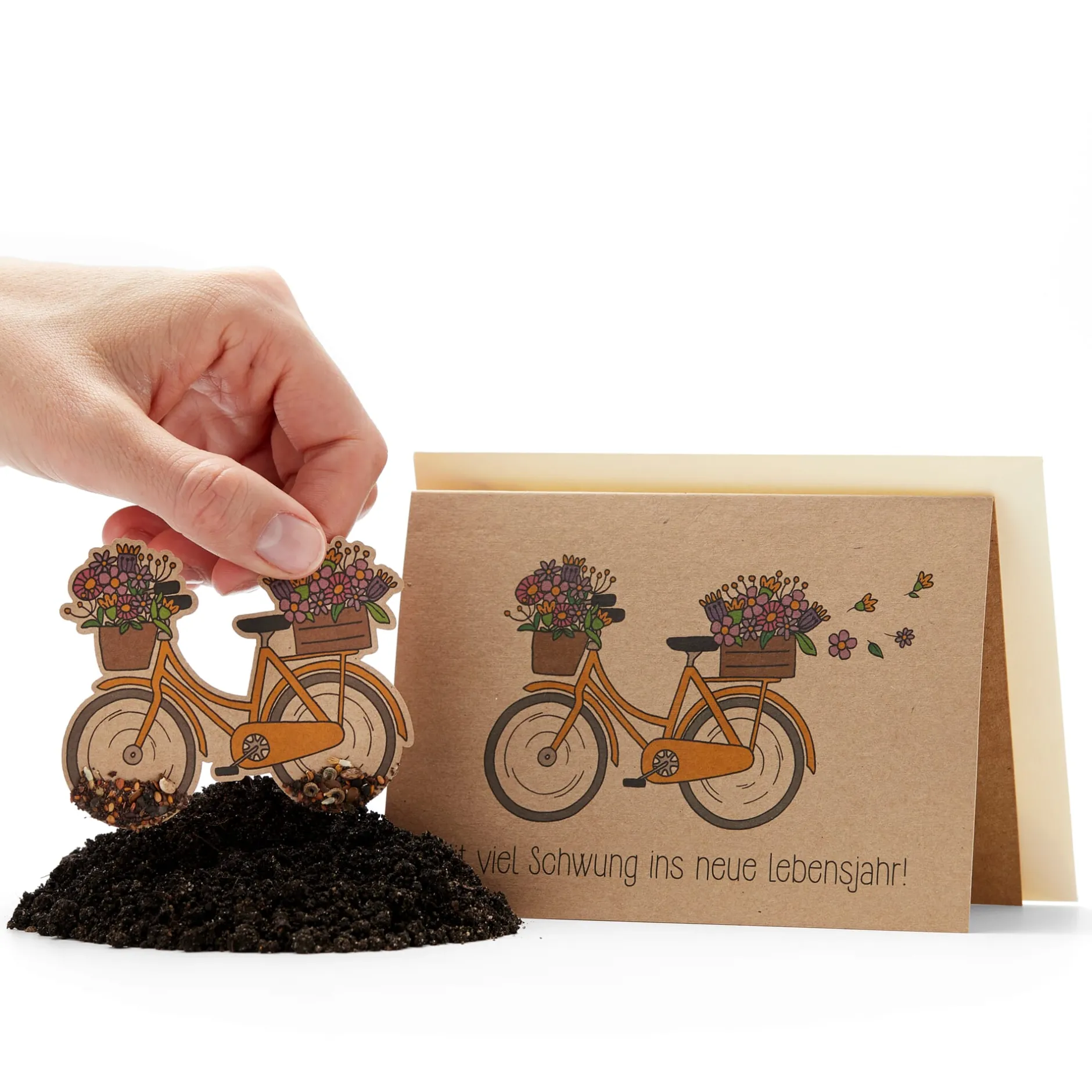 Die Stadtgärtner Grußkarten mit Wildblumensamen Online