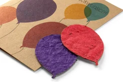 Die Stadtgärtner Grußkarten mit Wildblumensamen Hot