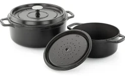 Invicta Gusseisen-Bräter emailliert rund Sale