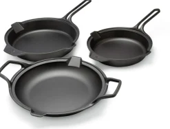 Victoria Gusseisenpfanne Signatur mit Doppelgriff Clearance