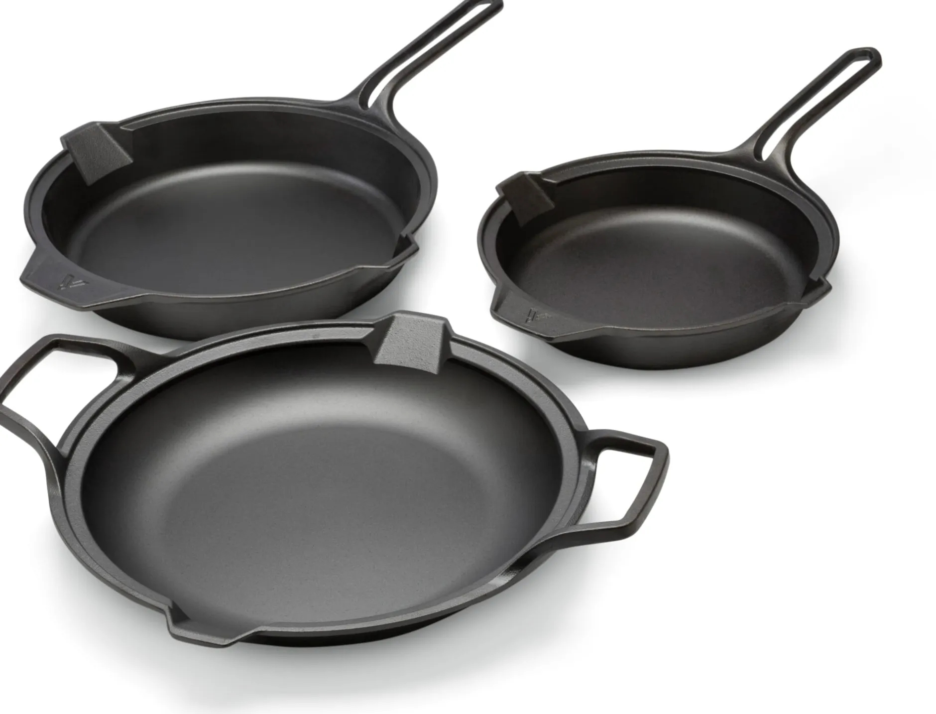 Victoria Gusseisenpfanne Signatur mit Doppelgriff Clearance