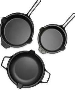 Victoria Gusseisenpfanne Signatur mit Doppelgriff Clearance