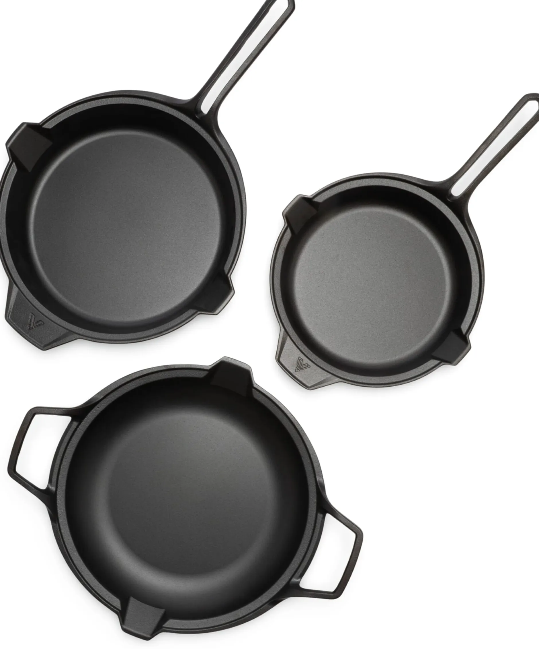 Victoria Gusseisenpfanne Signatur mit Doppelgriff Clearance