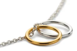 fejn jewelry Halskette Bicolor-Circle Discount