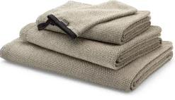 Jokipiin Pellava Handtuch Leinenfrottier schwarz-natur New