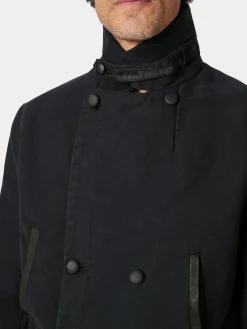 Hannes Roether Herrenjacke Doppelreiher Schwarz Discount