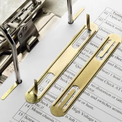 Moog & Langenscheidt Heftklammern Stahlblech vermessingt Clearance