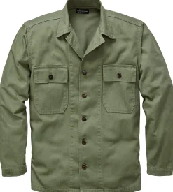 Pike Brothers Herren-Baumwolljacke 1962 Oliv Clearance