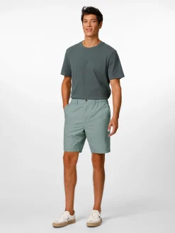 Knowledge Cotton Apparel Herren-Baumwollshorts Hellgrün Sale