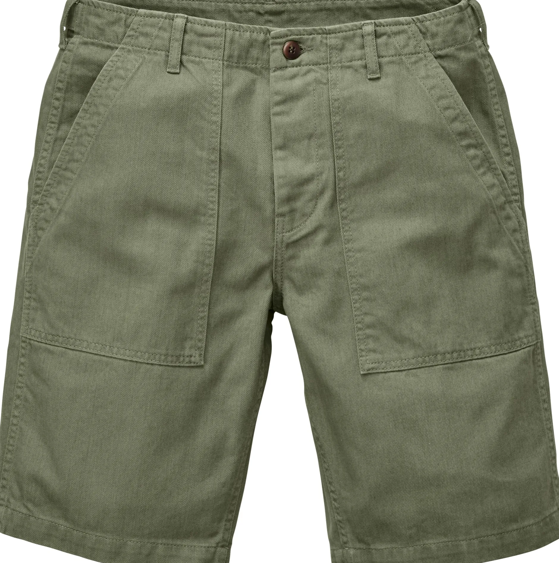 Pike Brothers Herren-Baumwollshorts 1962 Oliv Clearance