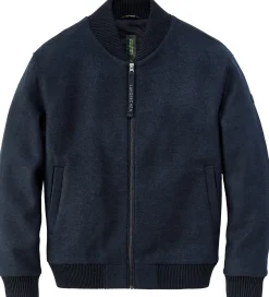 LangerChen Herrenblouson Wolle Navy Online