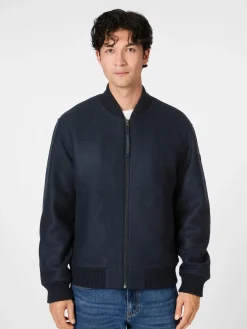 LangerChen Herrenblouson Wolle Navy Online